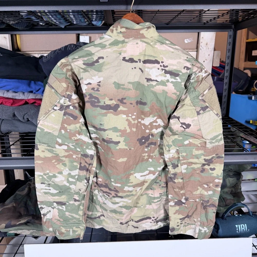 NWT US Army Combat Uniform Coat Medium Short OCP Multicam Insect Repellent Men - Picture 3 of 7